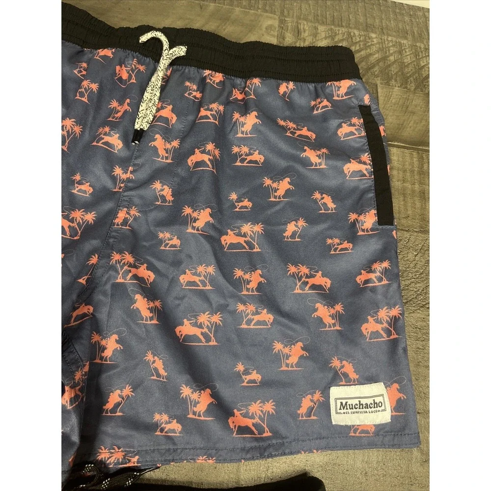 Lot Of 2 Muchacho Surf Board Shorts By Jacks‎ Surfboards Country Western 5